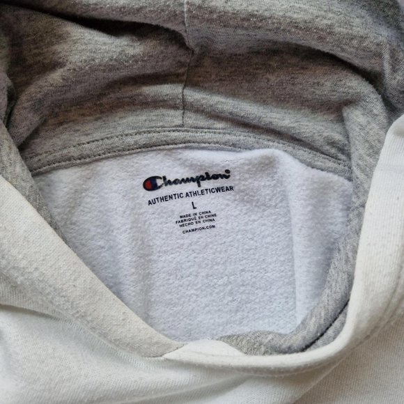 Women's Champion Spell Out Hoodie White Size UK 8 - Picture 7 of 7